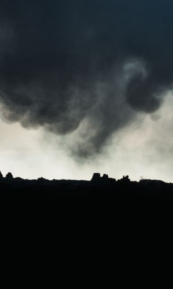 before the storm, dark photo Wallpaper 1200x2000