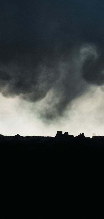 before the storm, dark photo Wallpaper 1080x2280
