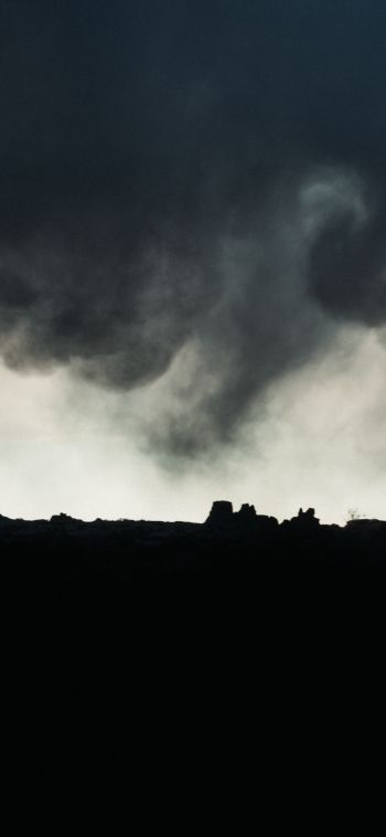 before the storm, dark photo Wallpaper 1080x2340