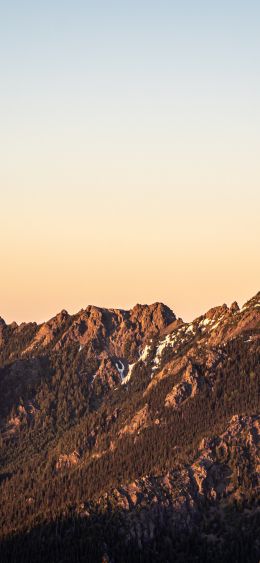 mountains, tops Wallpaper 1080x2340