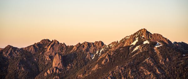 mountains, tops Wallpaper 3440x1440