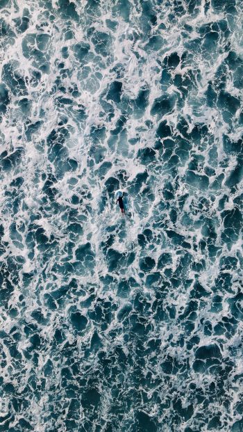 sea, rest Wallpaper 640x1136