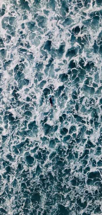 sea, rest Wallpaper 1080x2280