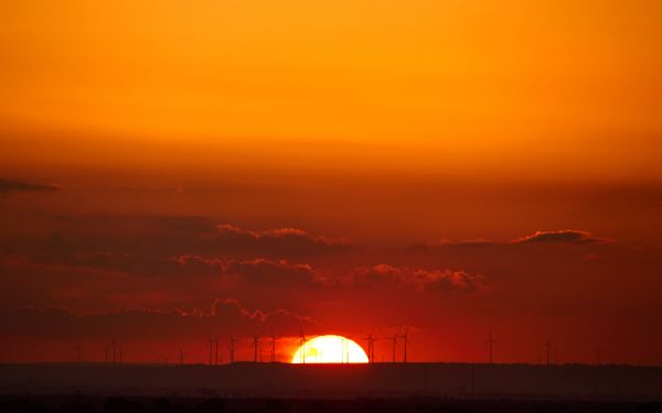 Weinheim, Germany, sunset Wallpaper 2560x1600
