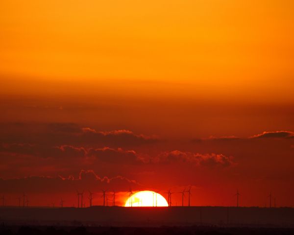 Weinheim, Germany, sunset Wallpaper 1280x1024