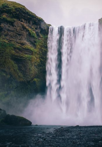 Обои 1640x2360 Исландия, водопад