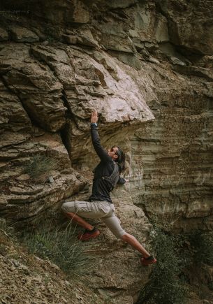 rocks, mountains, sportsman Wallpaper 4000x5711