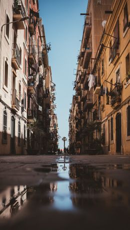 Barceloneta Beach, Spain Wallpaper 640x1136