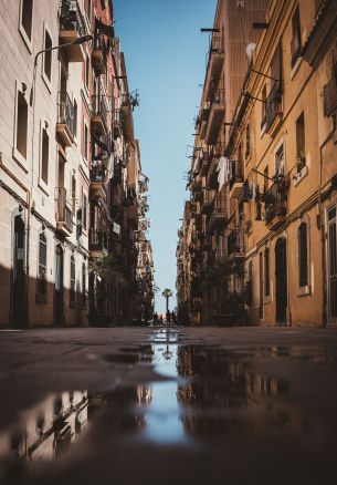 Barceloneta Beach, Spain Wallpaper 1640x2360