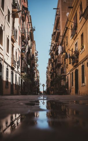 Barceloneta Beach, Spain Wallpaper 1752x2800