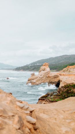 Pacific City, Oregon, USA Wallpaper 640x1136