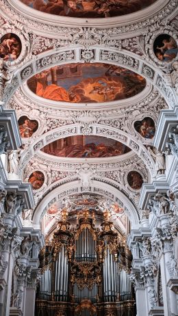 Обои 750x1334 Собор Святого Стефана, Пассау, Германия