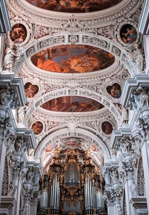 Обои 1640x2360 Собор Святого Стефана, Пассау, Германия