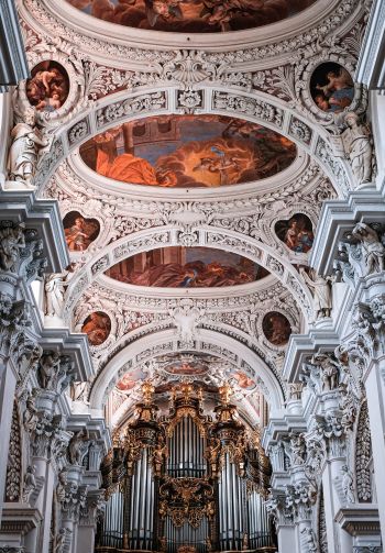 St. Stephen's Cathedral, Passau, Germany Wallpaper 1640x2360