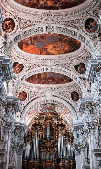 St. Stephen's Cathedral, Passau, Germany Wallpaper 1200x2000