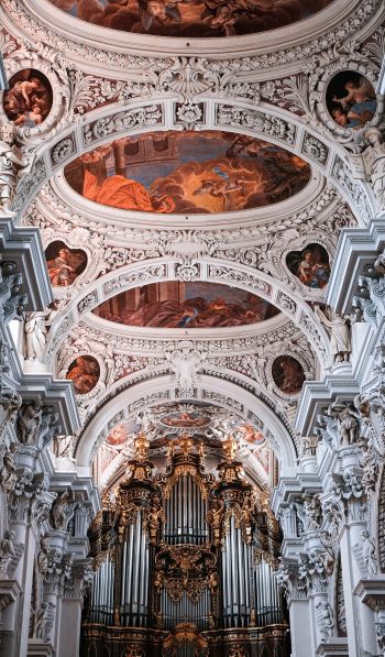 St. Stephen's Cathedral, Passau, Germany Wallpaper 600x1024