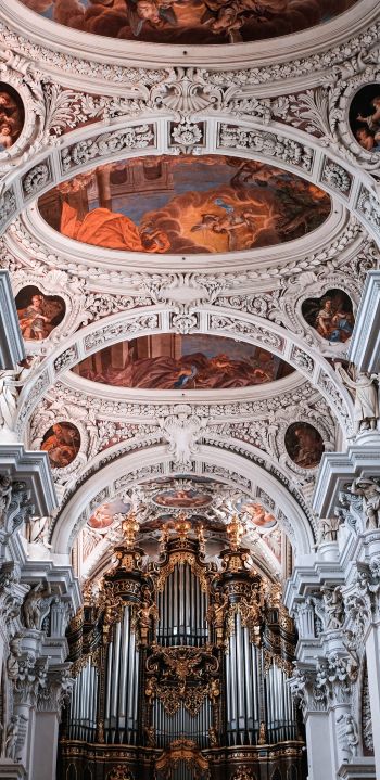 St. Stephen's Cathedral, Passau, Germany Wallpaper 1440x2960