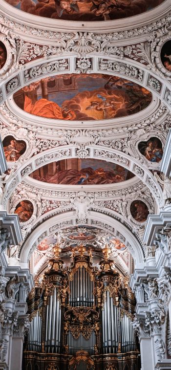 Обои 828x1792 Собор Святого Стефана, Пассау, Германия