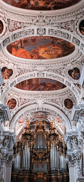 St. Stephen's Cathedral, Passau, Germany Wallpaper 1080x2340