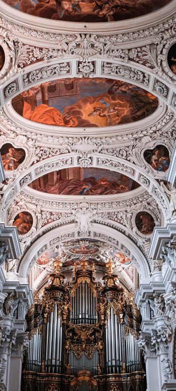 Обои 1440x3200 Собор Святого Стефана, Пассау, Германия