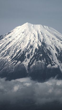 Fujiyama, volcano, Japan Wallpaper 640x1136