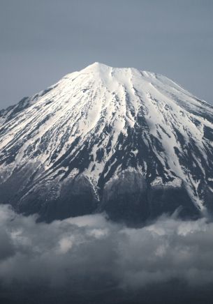 Fujiyama, volcano, Japan Wallpaper 1668x2388