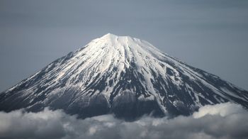 Обои 1600x900 Фудзияма, вулкан, Япония