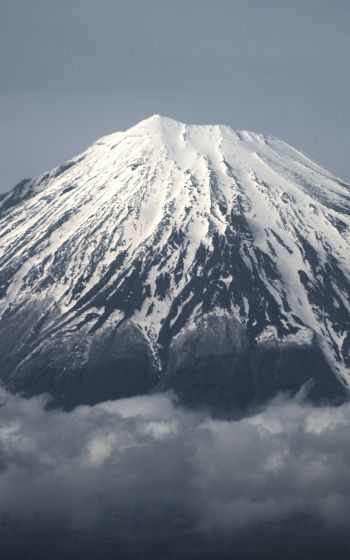 Fujiyama, volcano, Japan Wallpaper 1600x2560