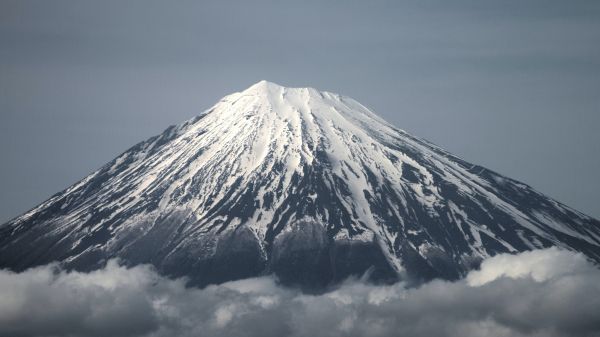 Обои 3840x2160 Фудзияма, вулкан, Япония