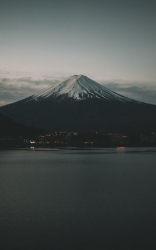 Fujiyama, volcano, Japan Wallpaper 800x1280