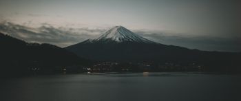 Обои 2560x1080 Фудзияма, вулкан, Япония