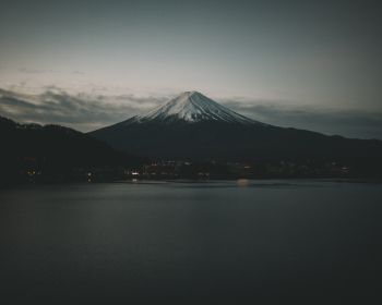 Обои 1280x1024 Фудзияма, вулкан, Япония