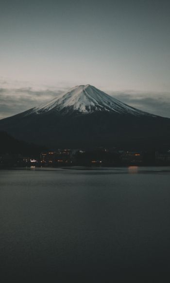 Fujiyama, volcano, Japan Wallpaper 1200x2000