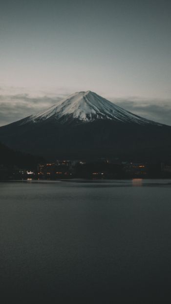 Обои 720x1280 Фудзияма, вулкан, Япония