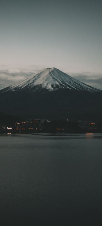 Обои 720x1600 Фудзияма, вулкан, Япония