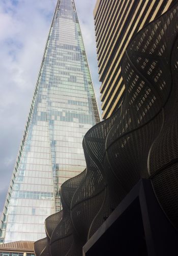 glass skyscraper Wallpaper 1640x2360