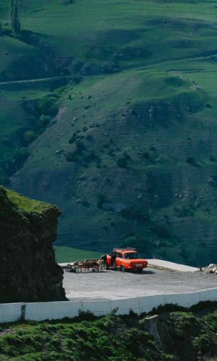 Fiagdon, Republic of North Ossetia-Alania, Russia Wallpaper 1200x2000