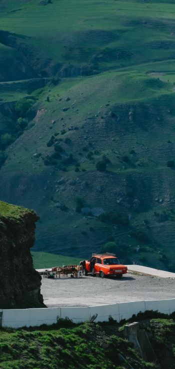 Fiagdon, Republic of North Ossetia-Alania, Russia Wallpaper 720x1520
