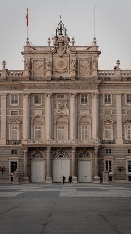 royal palace, Madrid, Spain Wallpaper 2160x3840