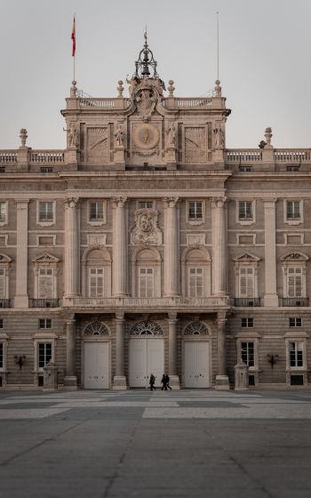 royal palace, Madrid, Spain Wallpaper 1600x2560
