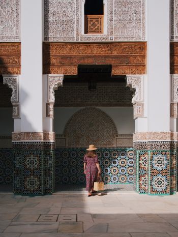 Marrakech, Morocco Wallpaper 1620x2160