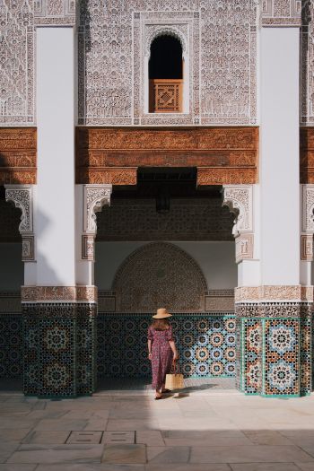 Обои 640x960 Марракеш, Марокко