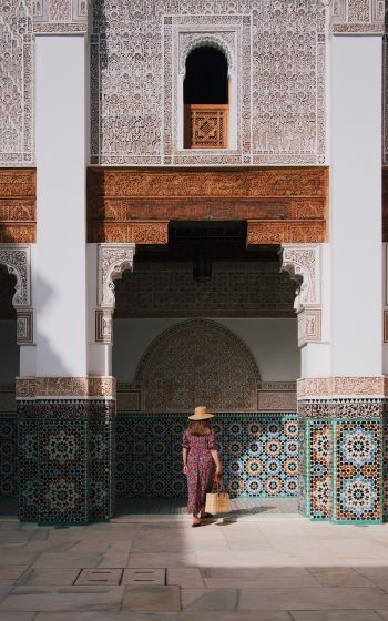Обои 800x1280 Марракеш, Марокко