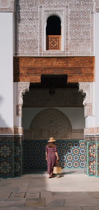 Marrakech, Morocco Wallpaper 720x1520