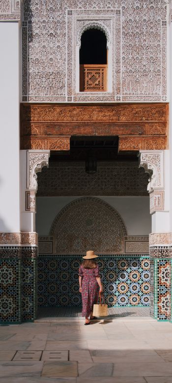 Marrakech, Morocco Wallpaper 1440x3200