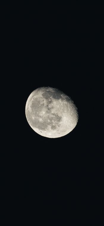 moon, night, black Wallpaper 1080x2340