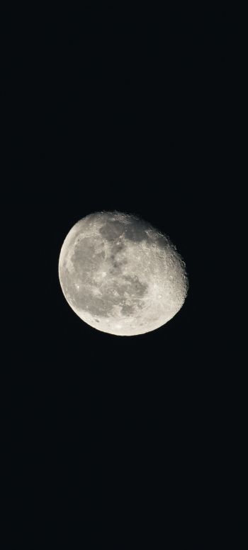 moon, night, black Wallpaper 1080x2400