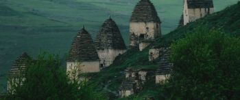 North Ossetia, village Wallpaper 2560x1080