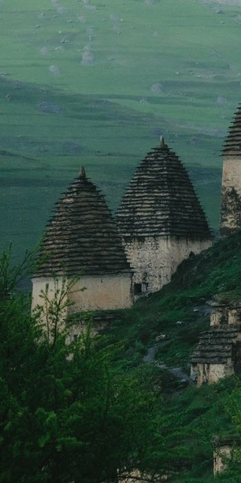 North Ossetia, village Wallpaper 720x1440