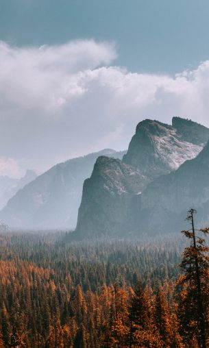 Yosemite National Park, California, USA Wallpaper 1200x2000